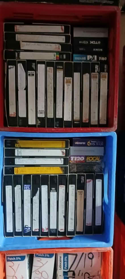 Photo of free VHS tapes that have been recorded (Mi.& Middlebelt , Inkster Mich) #2