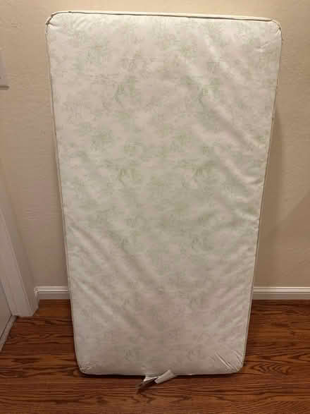 Photo of free Crib mattress with sheet (Los Altos, CA) #2
