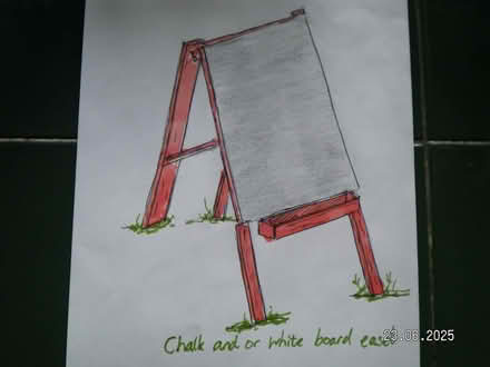 Photo of Child's black board and or white board or sign board (New Costessey NR5) #1