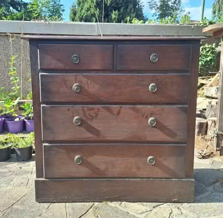 Photo of free Oak chest of drawers (Maidstone town center) #1