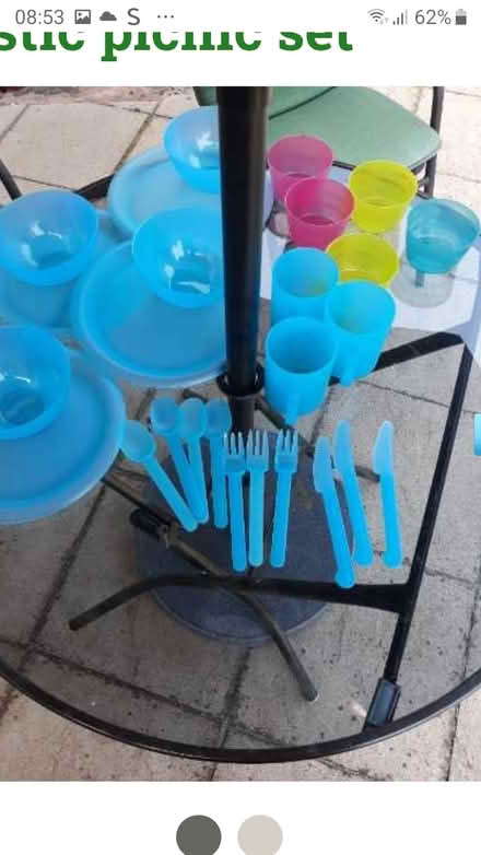Photo of free Plastic picnic set (CV3) #1