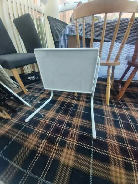 Photo of free picnic table, 2 chairs, iron desk (Shipley BD18) #1