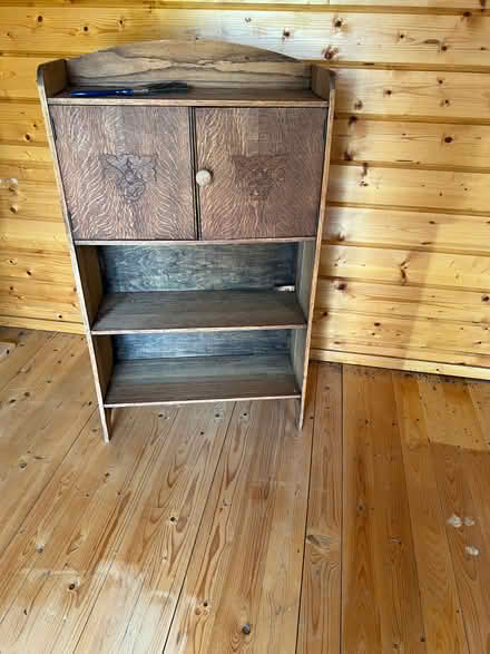 Photo of free Old wooden cabinet with shelving (Layer-de-la-Haye CO2) #2