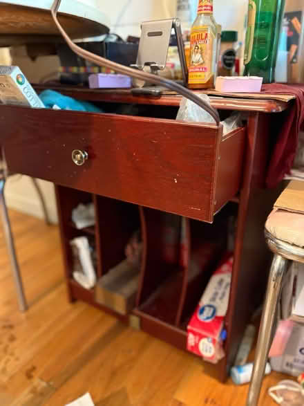 Photo of free Wood desk and cabinets (Red Hook Commons 12571) #2