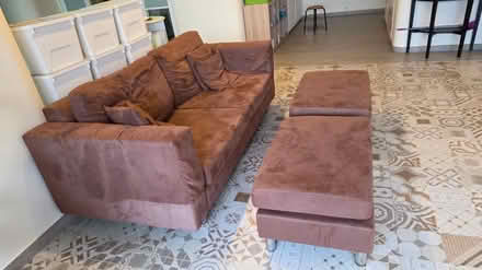 Photo of free Fabric Sofa (expandable seating) (530560) #2