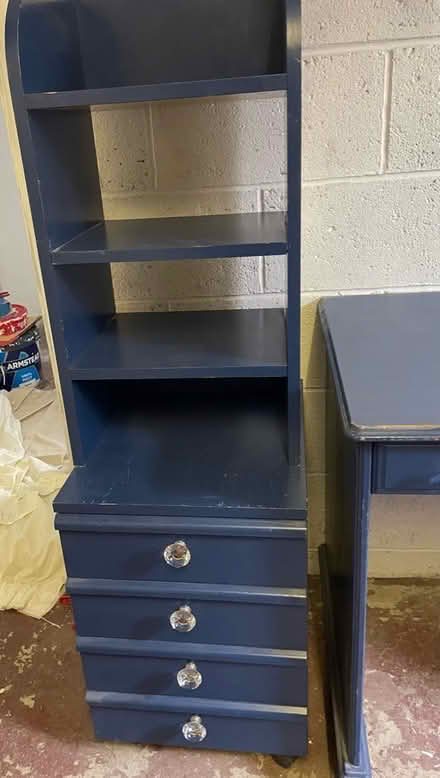 Photo of free Desk with separate shelves and drawers (Penrith CA11) #3