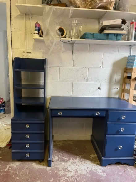 Photo of free Desk with separate shelves and drawers (Penrith CA11) #1