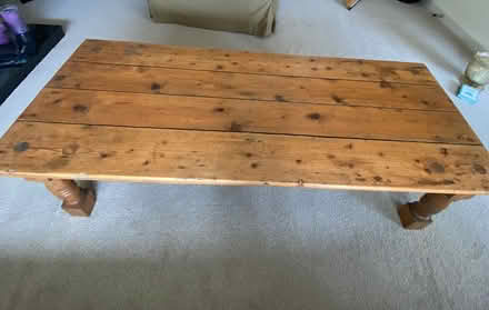 Photo of free Antique pine coffee table (Dundrum/Churchtown) #1