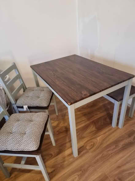 Photo of free Dining table, 2x chairs and bench (Coxheath ME17) #2