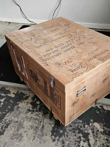 Photo of free Large storage trunk on wheels (LS26 rothwell) #4