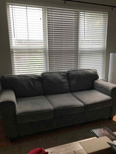 Photo of free Gray couch (Wilmington near UNCW) #1