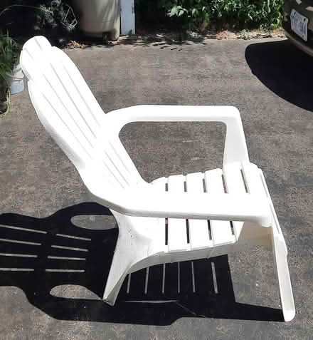 Photo of free White Resin Muskoka Chair (Brimley and Finch, Agincourt) #2
