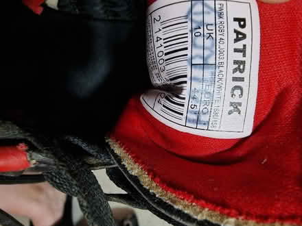 Photo of free Rugby Boots- good condition, studded. Patrick. Size 10 (Tuffley GL1) #4