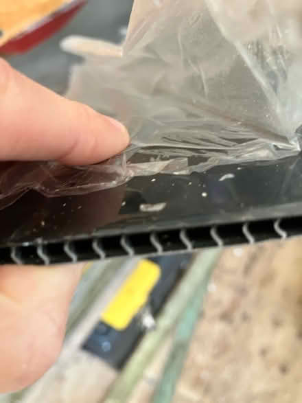 Photo of free Black sparkly bathroom panel (TR9) #2