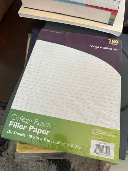 Photo of free College ruled lined filler paper (Malden) #1