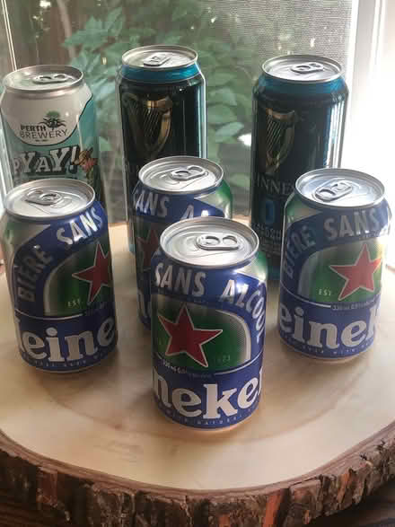 Photo of free 7 cans of alcohol-free beer (K1L 5Y3) #1