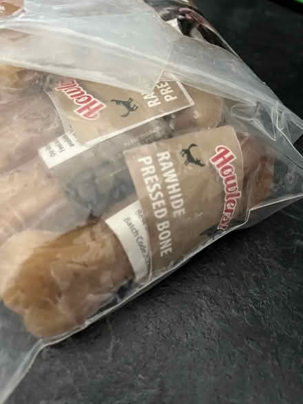 Photo of free Rawhide pressed dog bones (Weston Park) #1