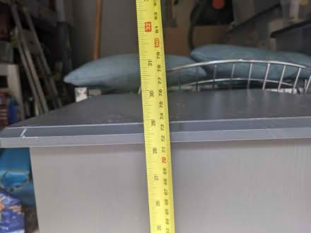 Photo of free Small grey hallway cabinet (Leybourne) #3