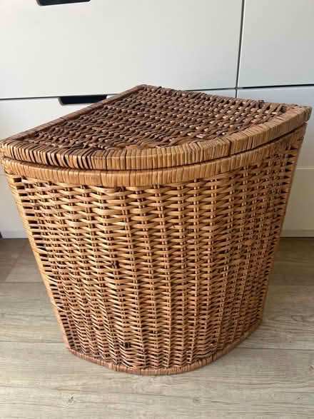 Photo of free Corner linen basket (Clevedon BS21 near Aldi.) #1
