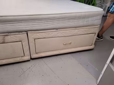 Photo of free Double bed & mattress (Springfield WN6) #3