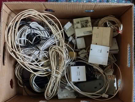 Photo of free phone cable & connectors etc (West Marina TN38) #1