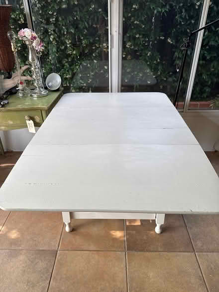 Photo of free Cottage chic drop leaf table (Downtown pleasanton) #2