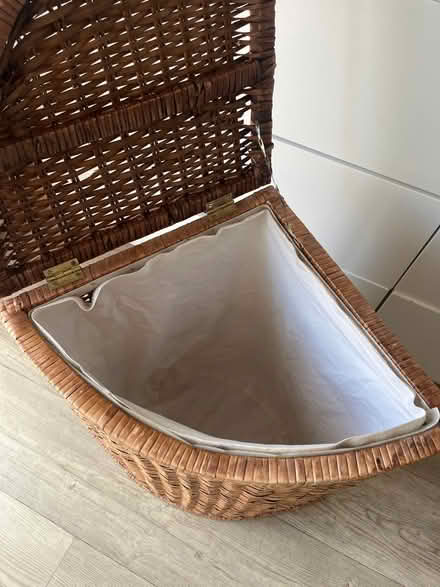 Photo of free Corner linen basket (Clevedon BS21 near Aldi.) #3