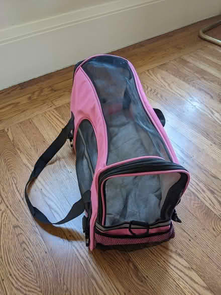 Photo of free Cat carrier (pink) (Elmwood) #3