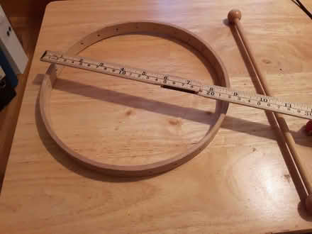 Photo of free wooden rod; hand weaving frame (near Britannia Plaza) #1