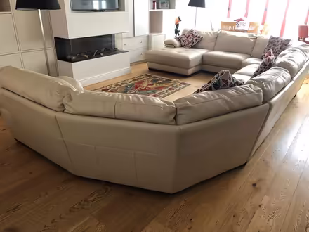 Photo of free Eight-Piece Leather Sofa (Sandyford, Dublin) #1