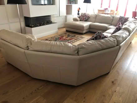 Photo of free Eight-Piece Leather Sofa (Sandyford, Dublin) #1