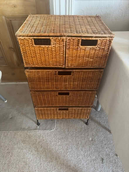 Photo of free Wicker drawer (St. Leonard’s TN38) #1