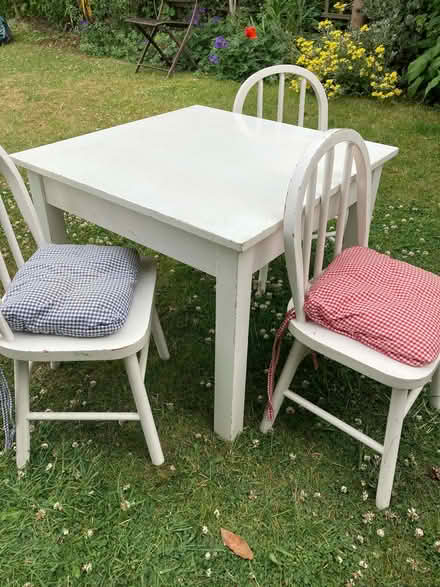 Photo of free Children's wooden table and set of 4 chairs (New Marston OX3) #3