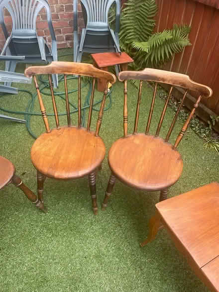 Photo of free Nice wooden chairs (Builth Wells LD2) #2