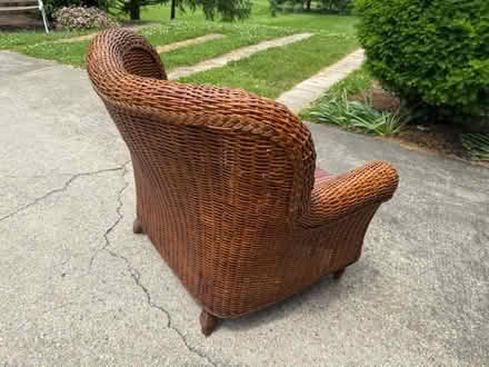 Photo of free wicker chair (Rush, near Henrietta) #2