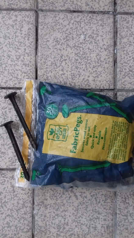 Photo of free Fabric Pegs for weed control membrane (Heald Green SK8) #1