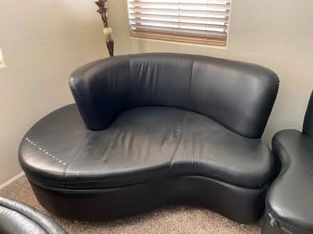 Photo of free Black love seats/couch (Casa grande AZ) #1