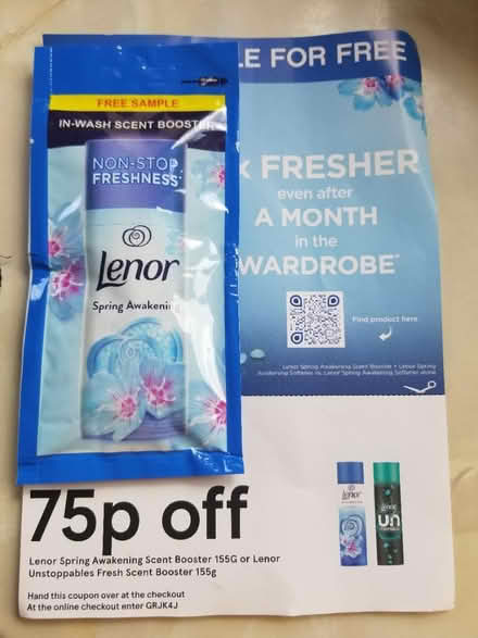 Photo of free Lenor fabric softener (Gloucester) #1
