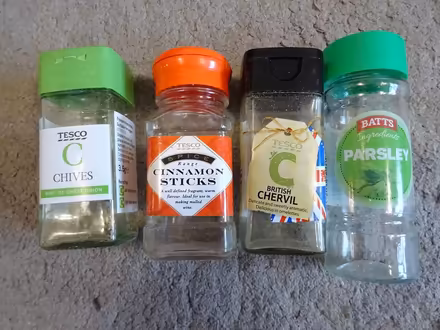Photo of free 4 Empty Herb Jars (Creekmoor BH17) #1