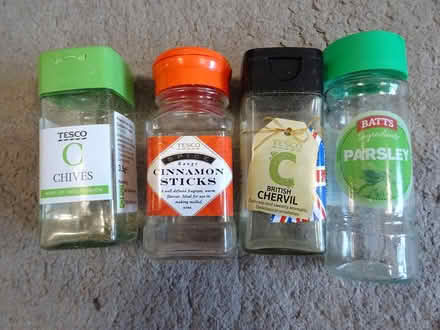 Photo of free 4 Empty Herb Jars (Creekmoor BH17) #1