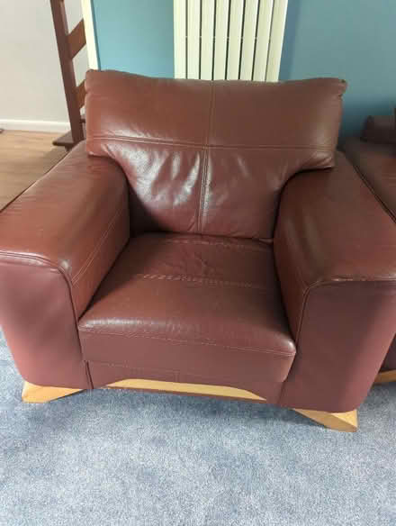 Photo of free Leather armchair (Surrenden BN1) #1