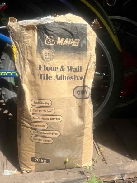 Photo of free Tile adhesive (Chalker's Corner TW9) #1