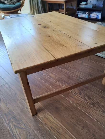 Photo of free Pine coffee table (Edginswell TQ2) #1