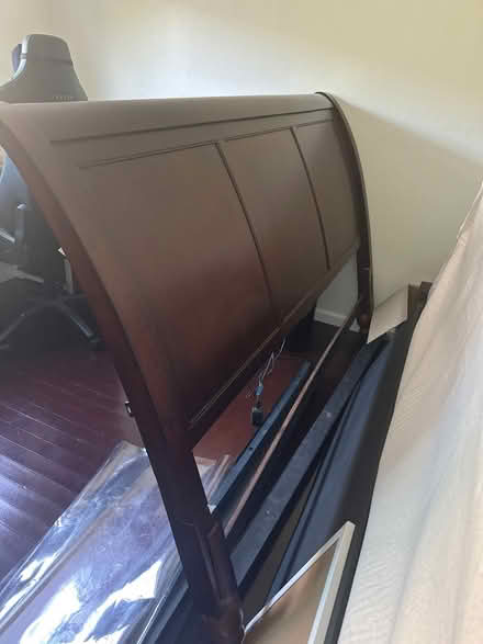 Photo of free King Bed Frame with two drawers (Mission Valley) #2