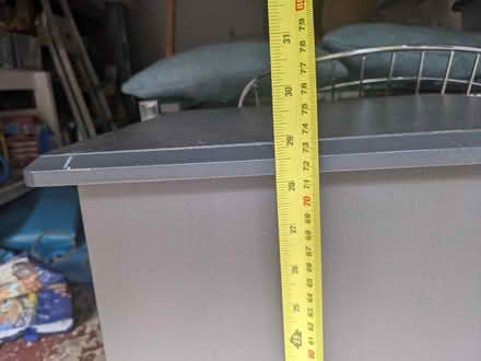 Photo of free Small grey hallway cabinet (Leybourne) #2