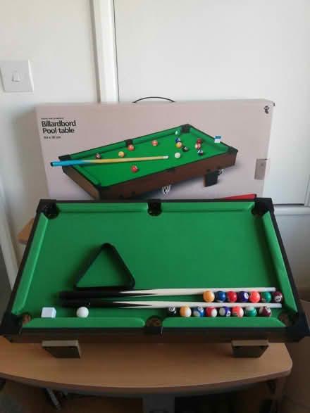 Photo of free Table top pool table (Chatham ME5, Walderslade) #1