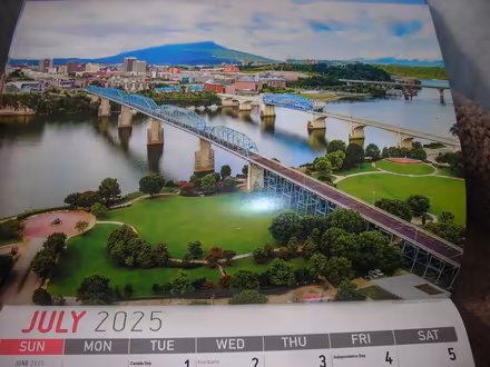 Photo of free 2025 Calendar Southeast USA (Swarthmore area) #2