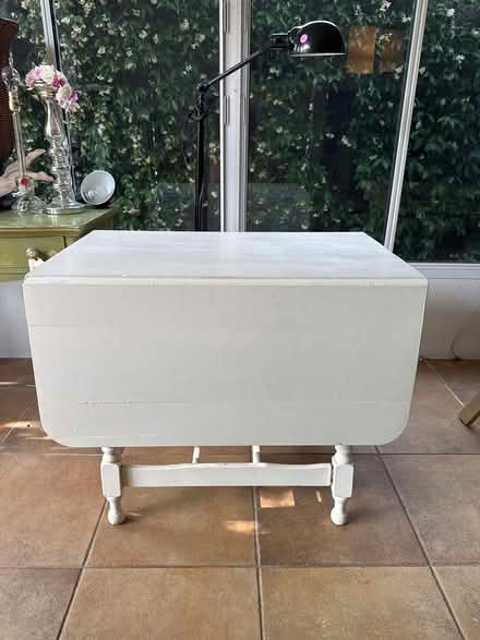 Photo of free Cottage chic drop leaf table (Downtown pleasanton) #1