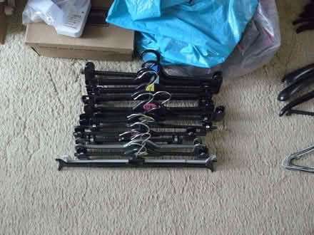 Photo of free 100+ assorted coat hangers (Kempsey WR5) #2