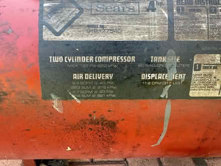 Photo of free Air Compressor (Gardena, Normandie Red Bch Blv) #1